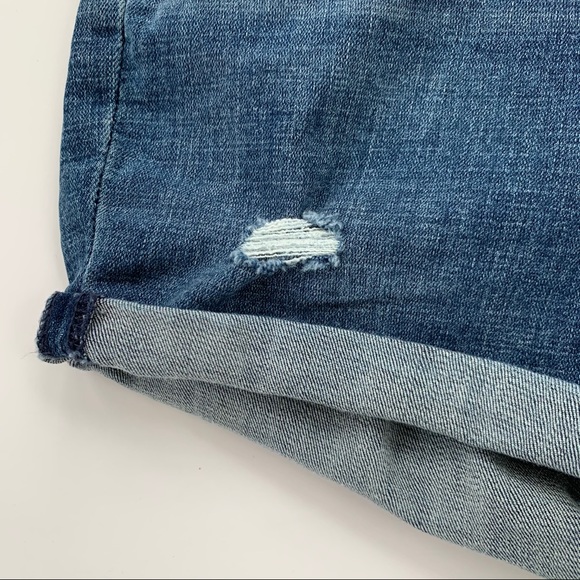 Levi’s Distressed Mid Length Denim Jean Short 27 NWT - Picture 7 of 9